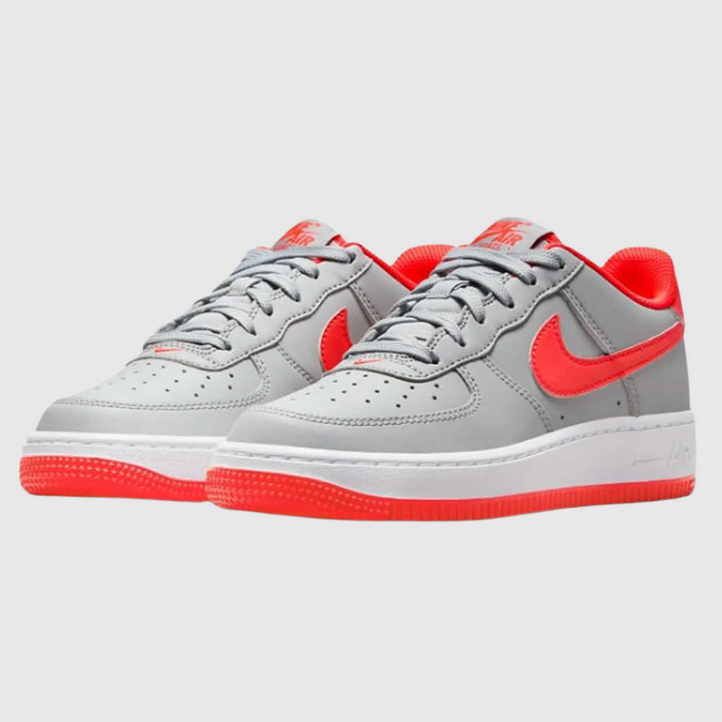 Nike Air Force 1 Low Light Smoke Bright Crimson