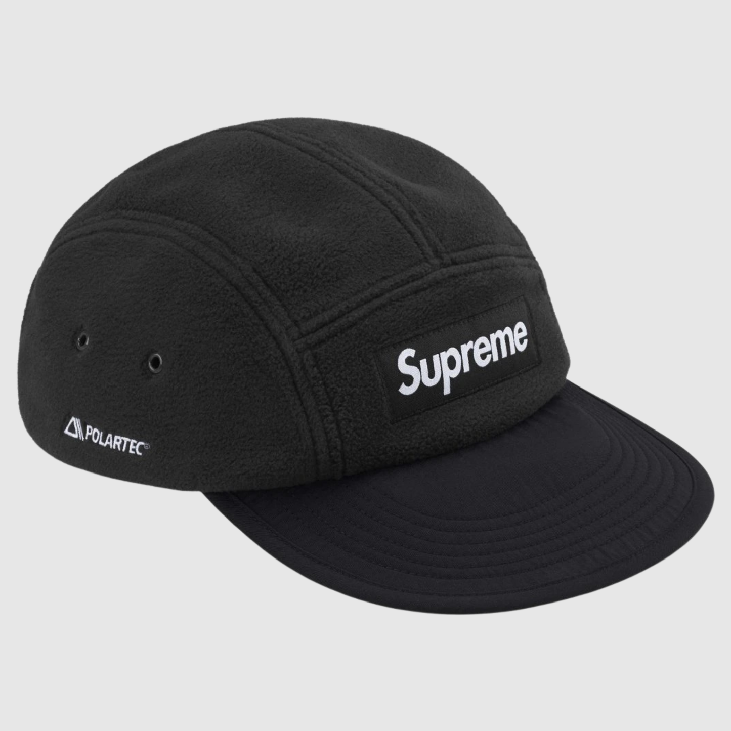 Supreme Polartec Earflap Camp Cap (FW24) Black