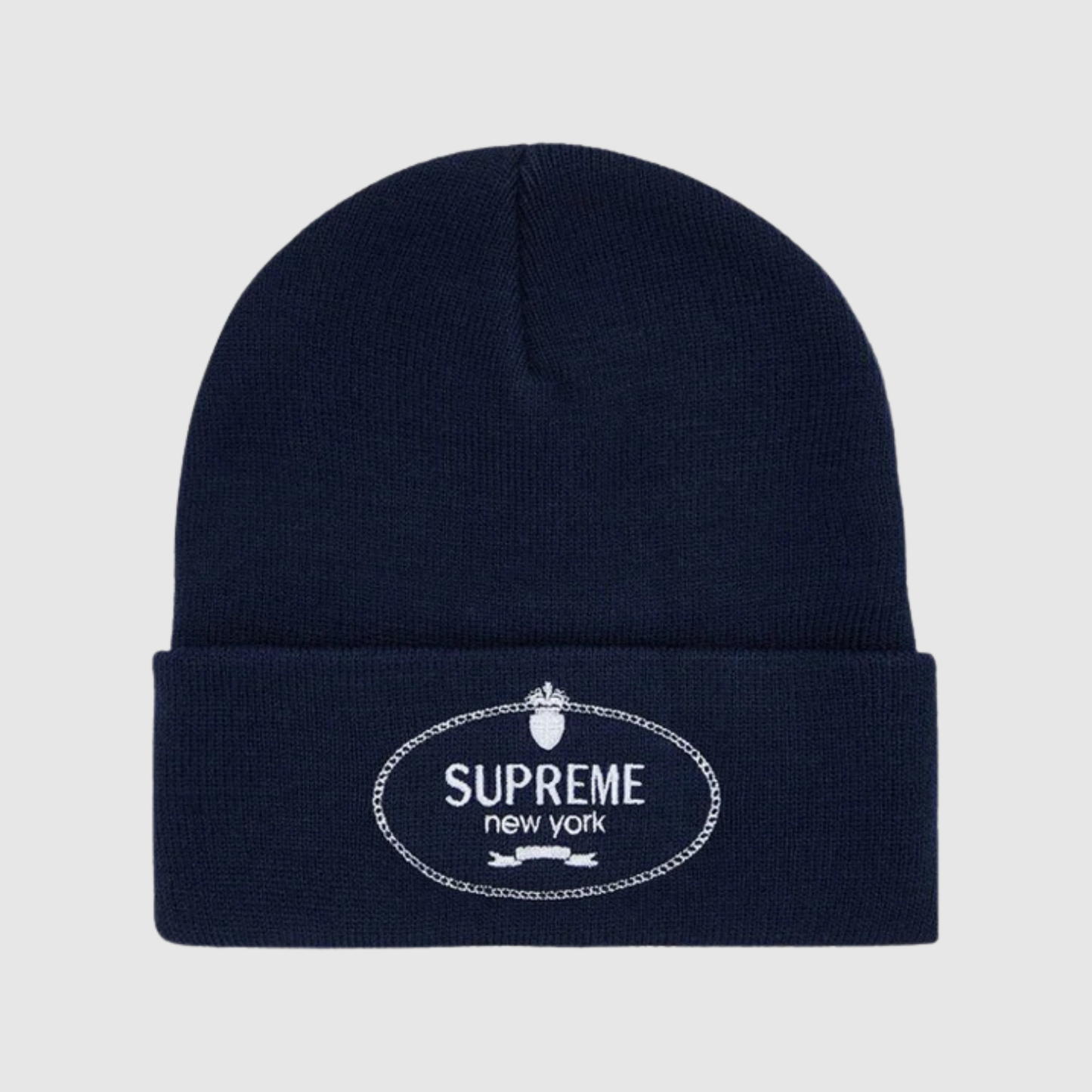 Supreme Crest Beanie Navy