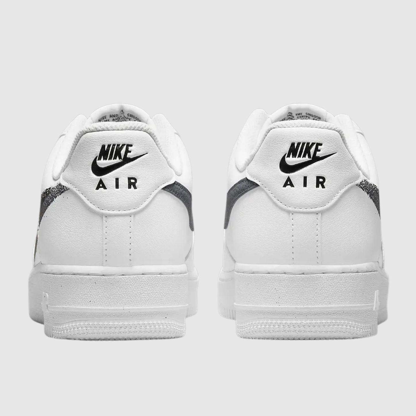 Nike Air Force 1 Low '07 Spray Paint Swoosh White Black Grey