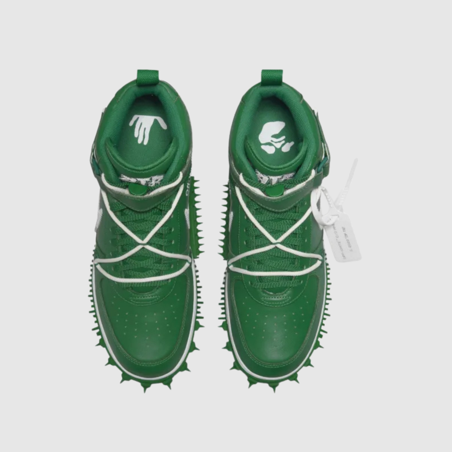 Nike Air Force 1 Mid Off-White Pine Green