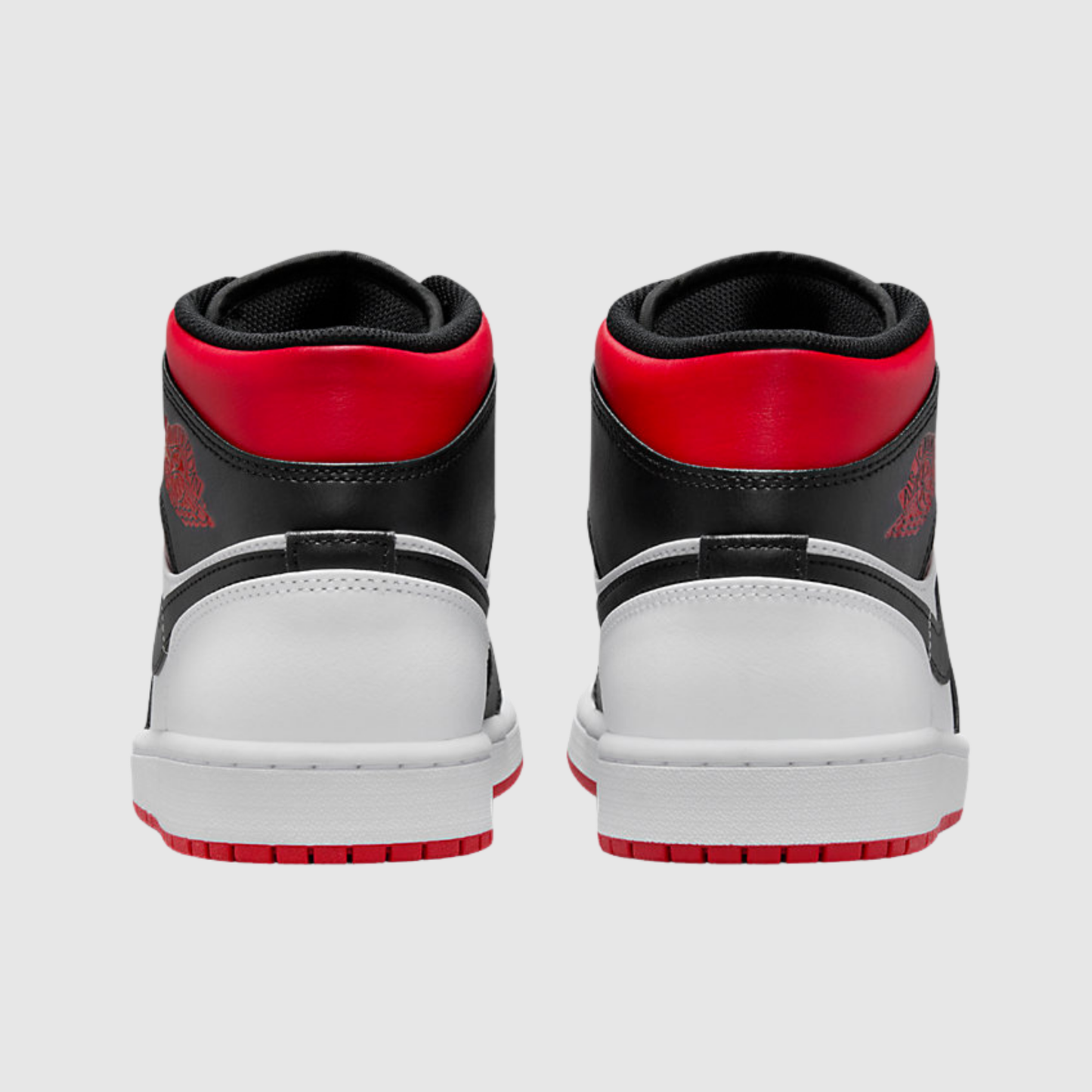 Jordan 1 Mid Gym Red Black Toe