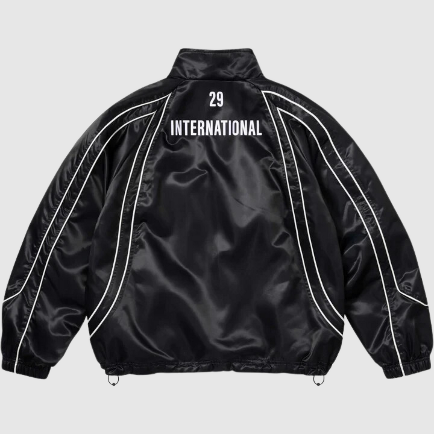 Supreme Satin Piping Pullover Black