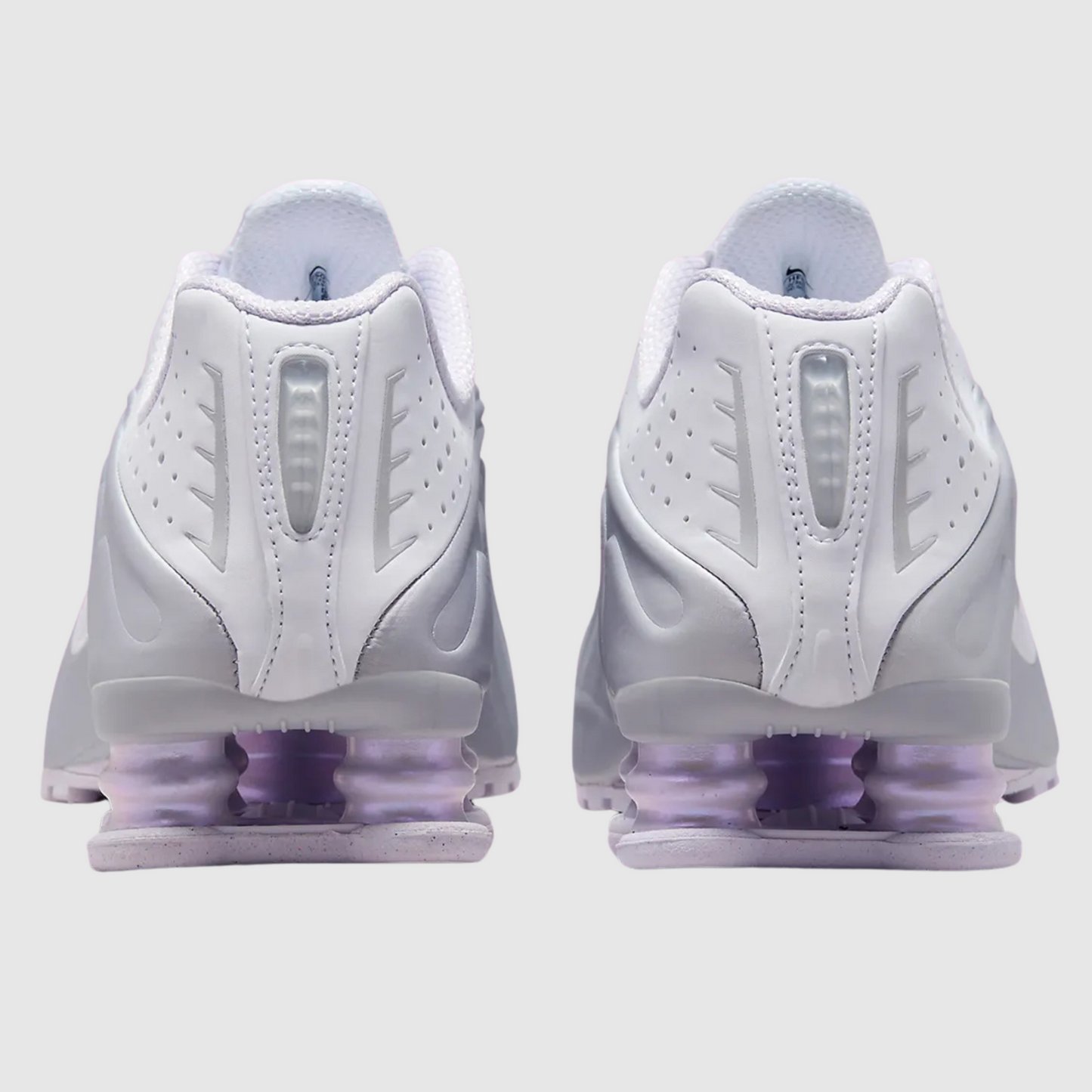 Nike Shox R4 White Metallic Platinum Barely Grape