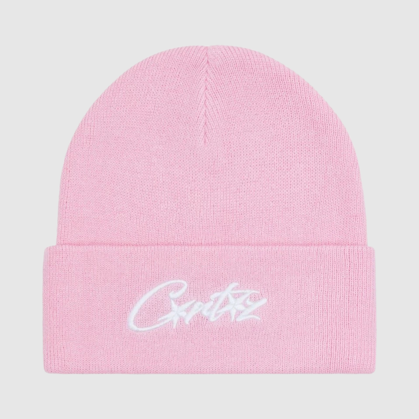 Corteiz Allstarz Folded Beanie Pink