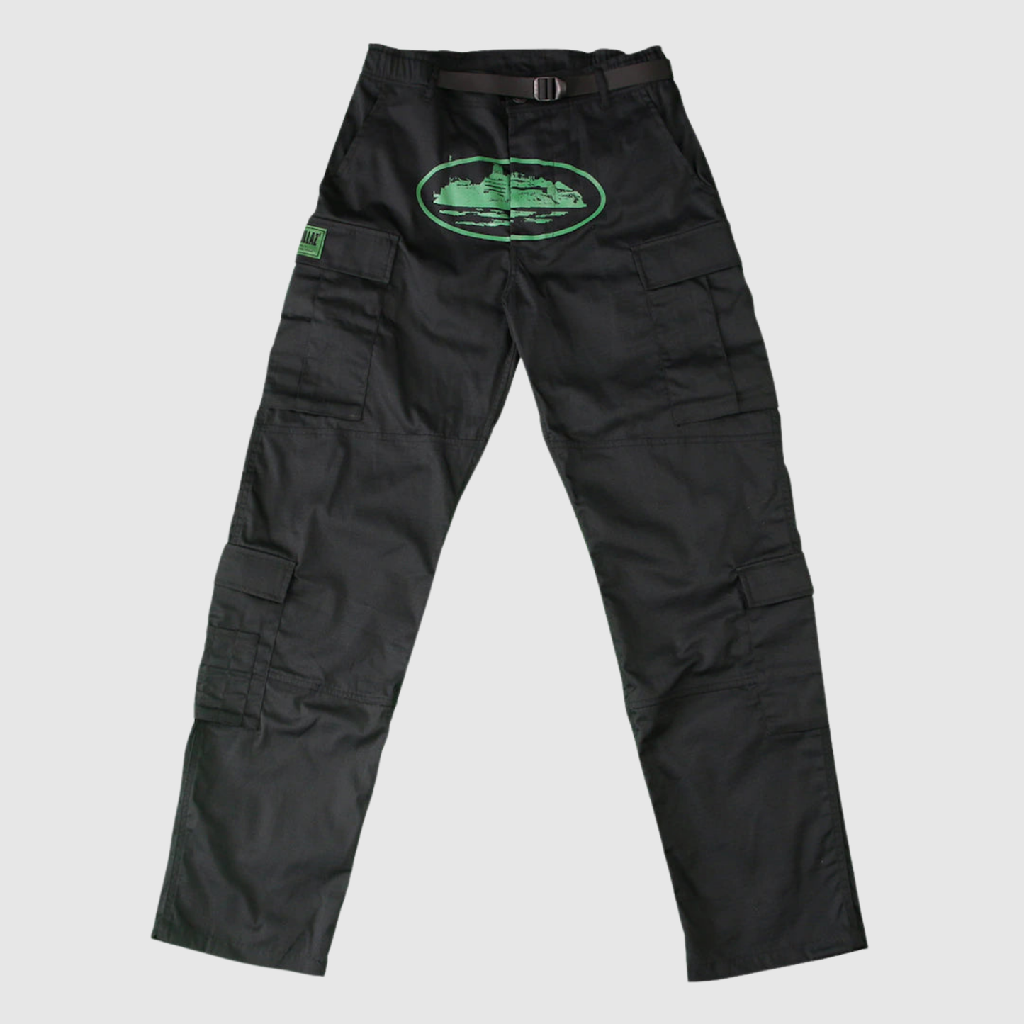 Corteiz Mula Guerillaz Cargos Black/Green
