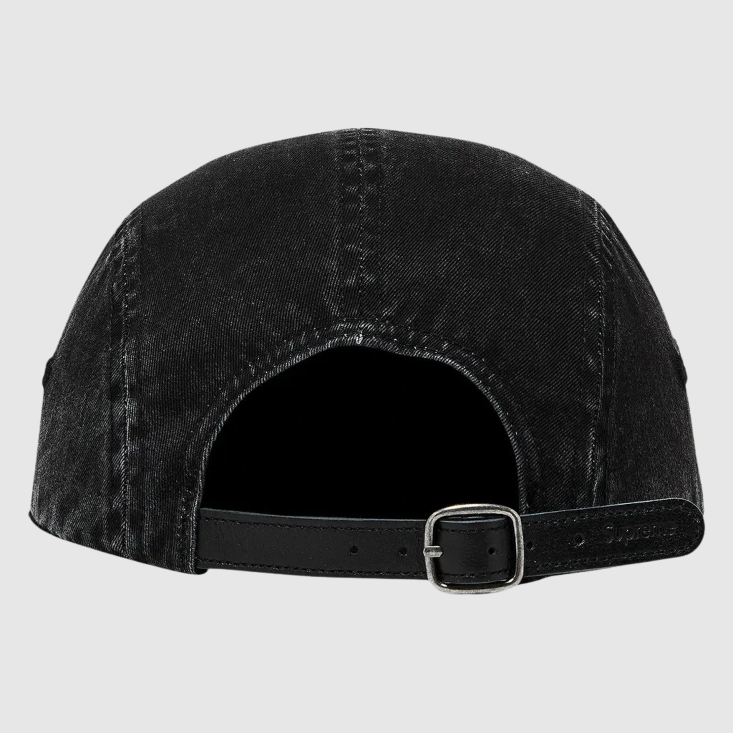 Supreme Washed Chino Twill Camp Cap (SS25) Black