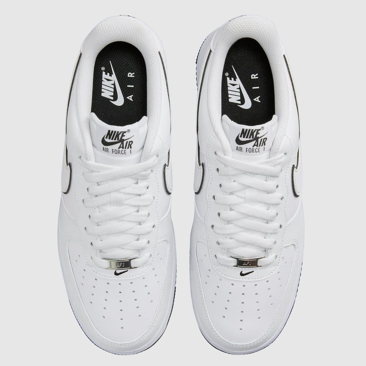 Nike Air Force 1 '07 Low White Black Outline Swoosh