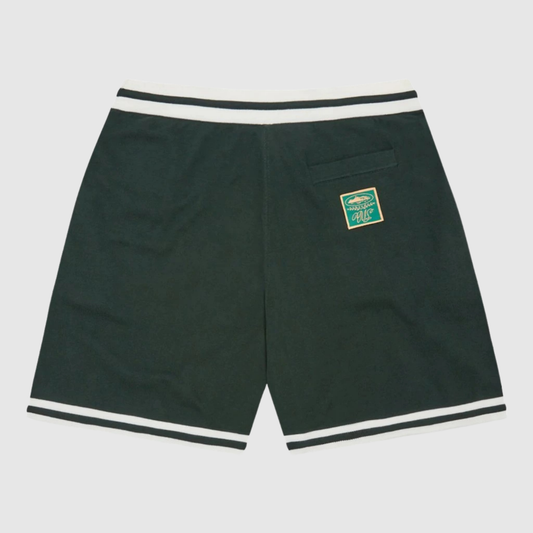 Corteiz Deala Knit Shorts Forest Green