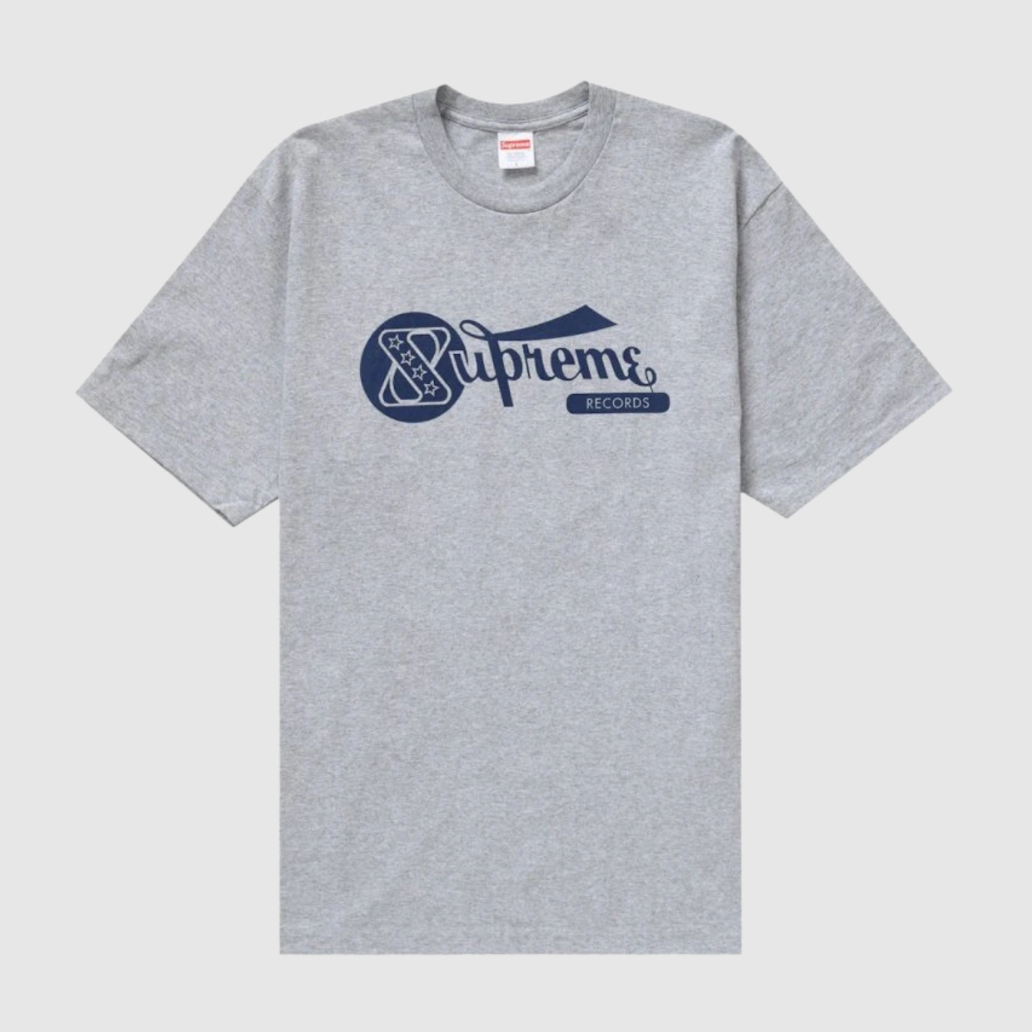 Supreme Records Tee Heather Grey