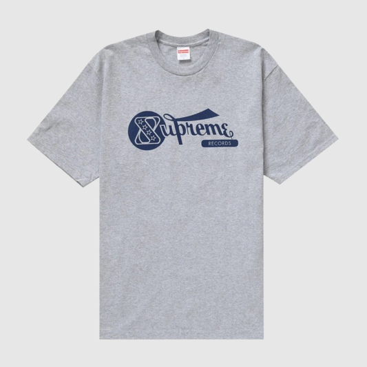 Supreme Records Tee Heather Grey