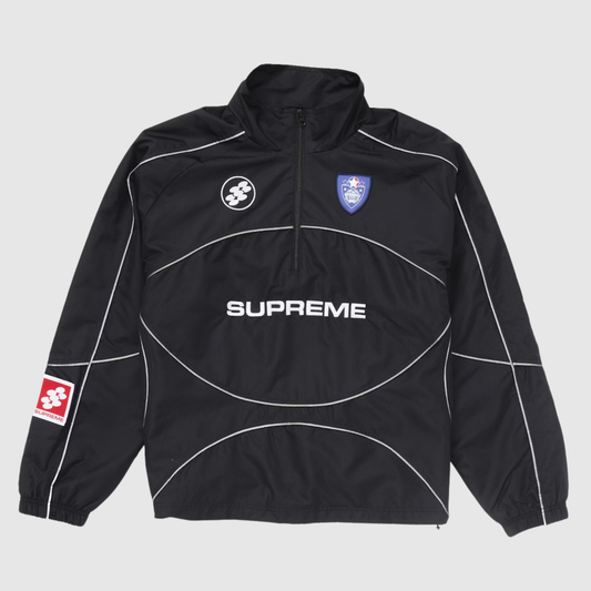 Supreme Reflective Piping Pullover Black