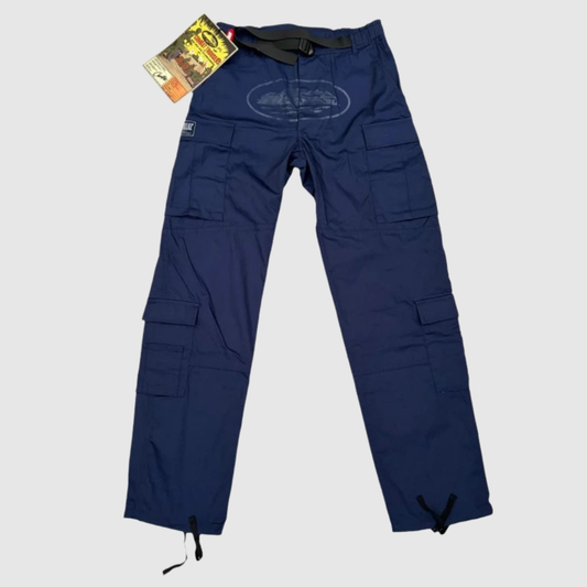 Corteiz Guerillaz Cargo Pant Navy/Navy