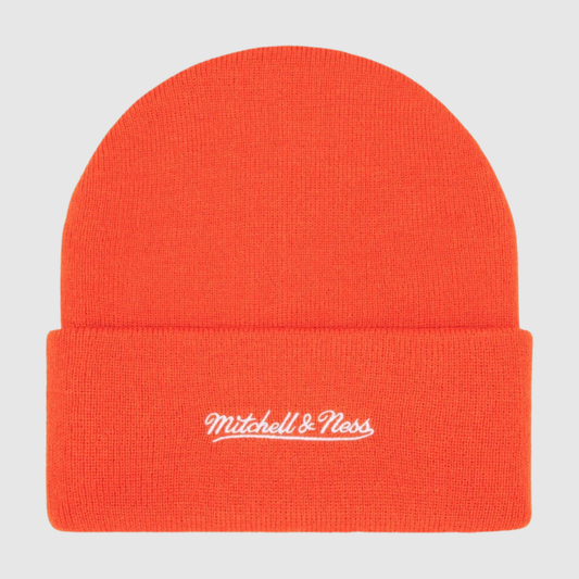 Supreme Mitchell & Ness NCAA Beanie Orange