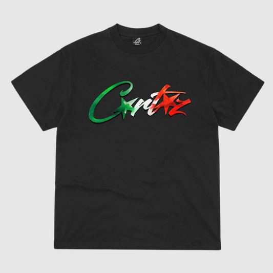 Corteiz Allstartz Italia Tee Black