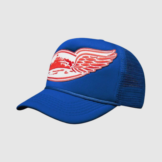 Corteiz Wing Trucker Cap Royal Blue