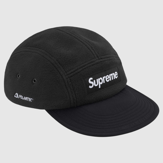 Supreme Polartec Earflap Camp Cap (FW24) Black