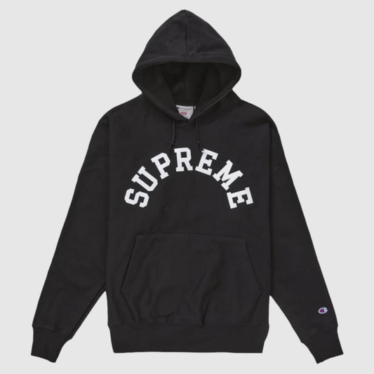 Supreme Champion Hooded Sweatshirt (SS25) Black