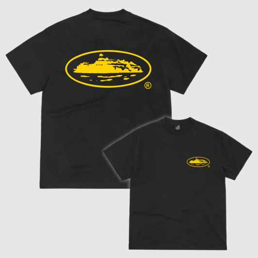 Corteiz OG Island Tee Black/Yellow