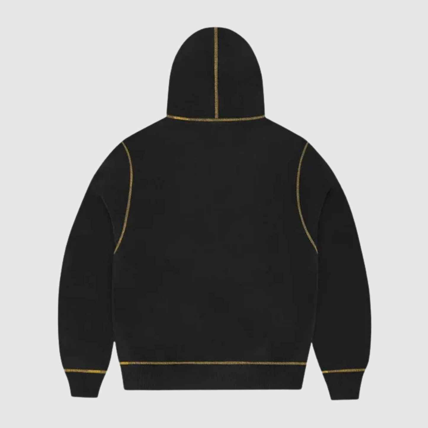 Corteiz Alcatraz Contrast Hoodie Black/Yellow