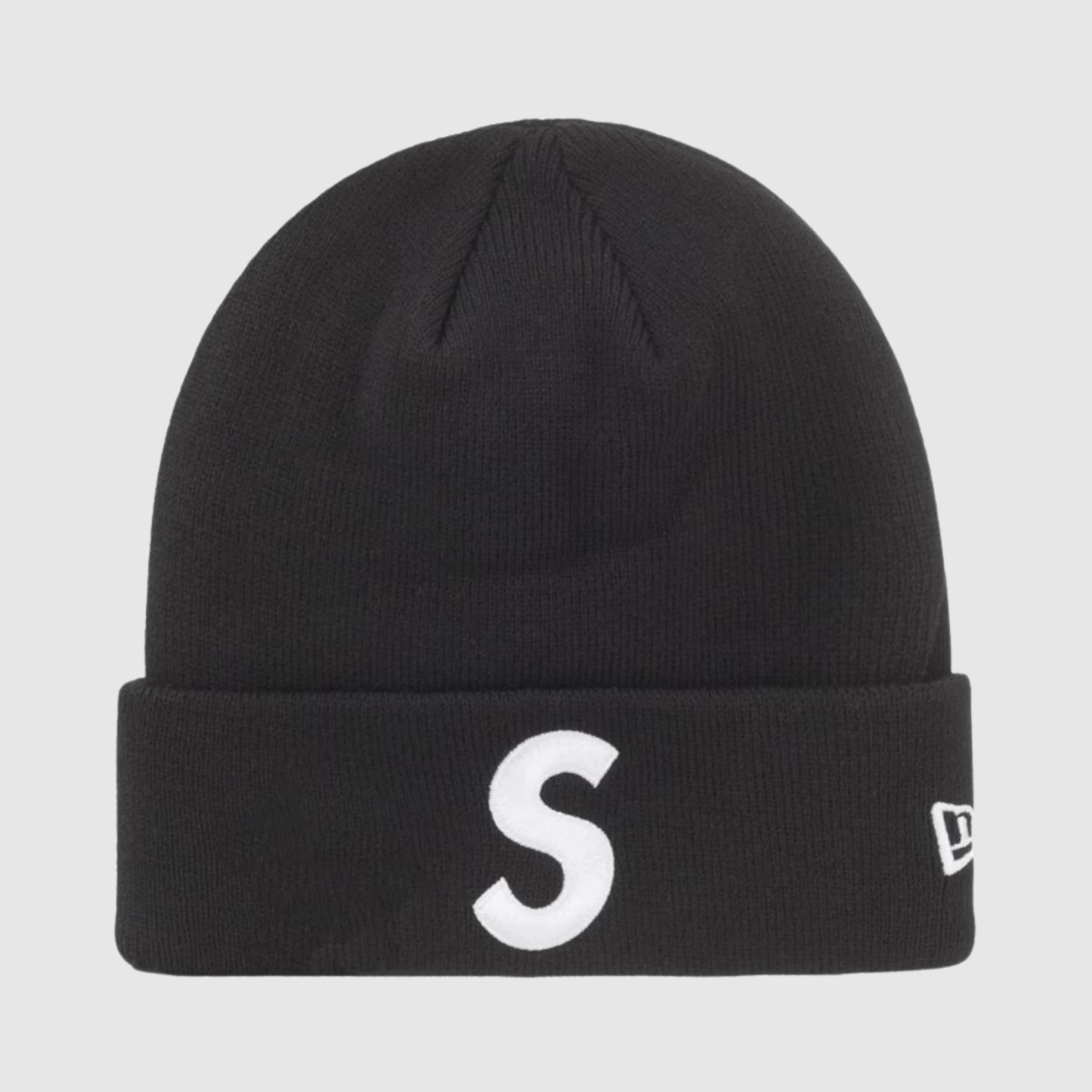 Supreme New Era S Logo Beanie (FW24) Black