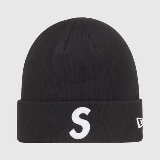 Supreme New Era S Logo Beanie (FW24) Black
