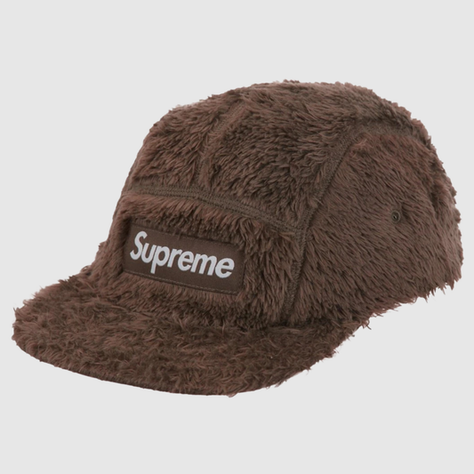 Supreme Fuzzy Camp Cap Brown