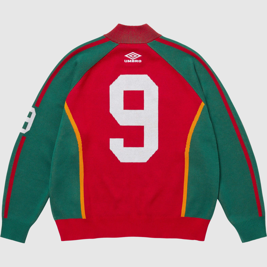 Supreme Umbro Zip Up Sweater Red