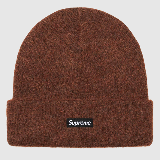 Supreme Mohair Beanie (FW24) Dark Brown