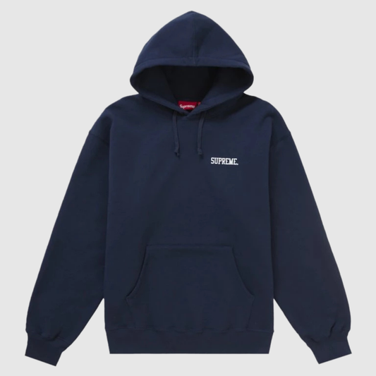 Supreme Anarchy Hooded Sweatshirt Navy