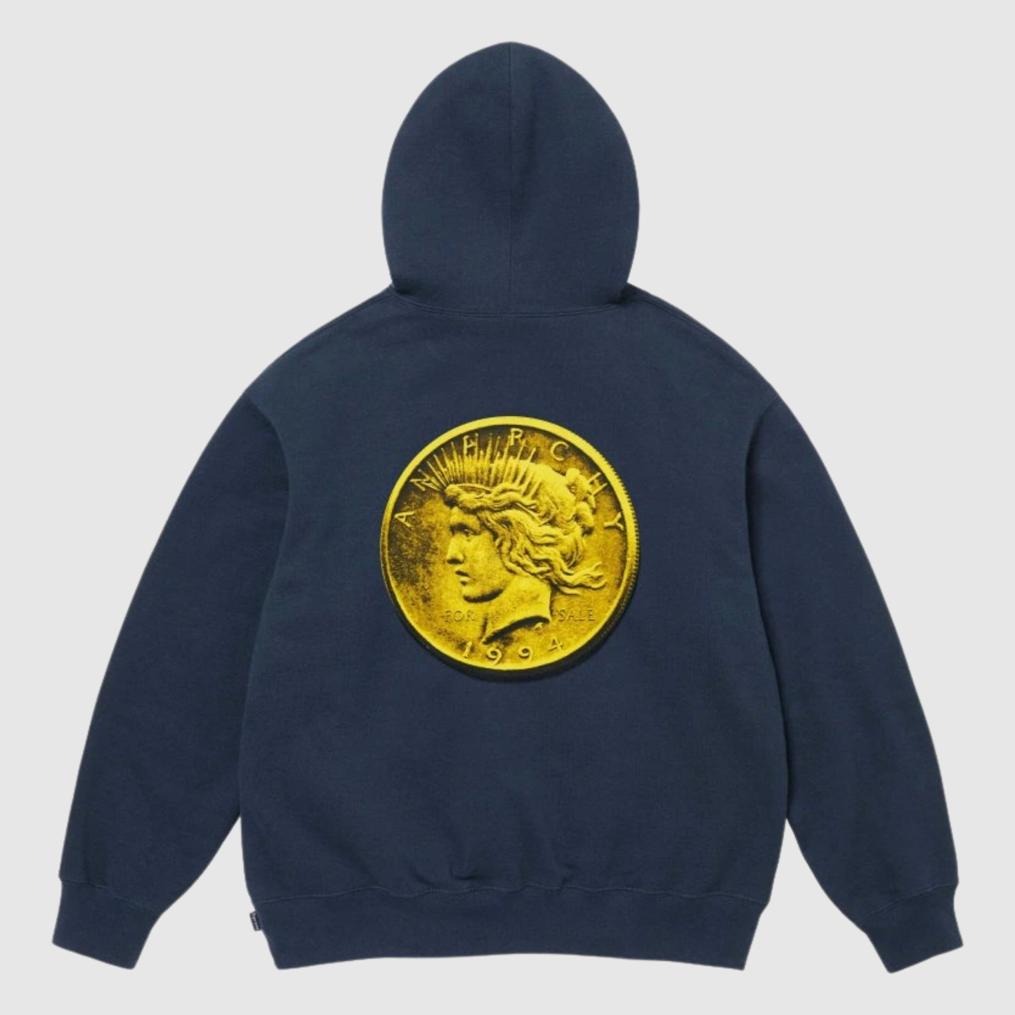 Supreme Anarchy Hooded Sweatshirt Navy
