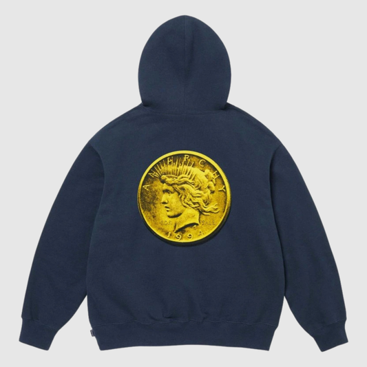 Supreme Anarchy Hooded Sweatshirt Navy