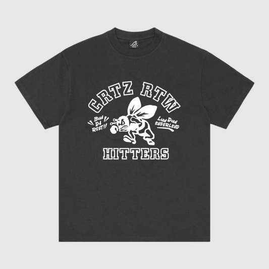 Corteiz The Hitters Tee Black