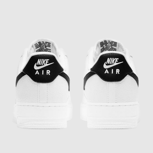 Nike Air Force 1 Low '07 White Black Pebbled Leather