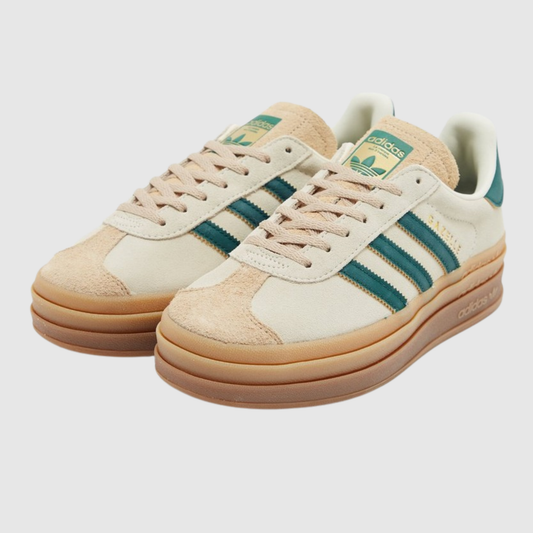 adidas Gazelle Bold Magic Beige Collegiate Green