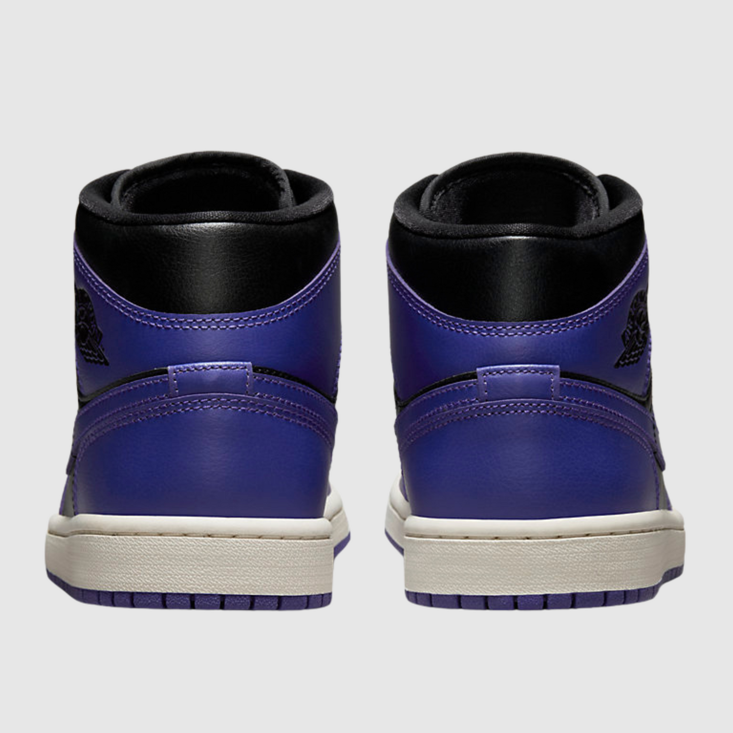 Jordan 1 Mid Purple Black