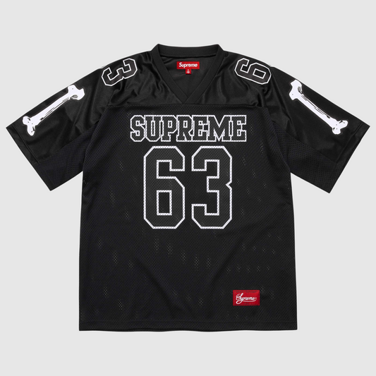 Supreme Bones Football Jersey Black