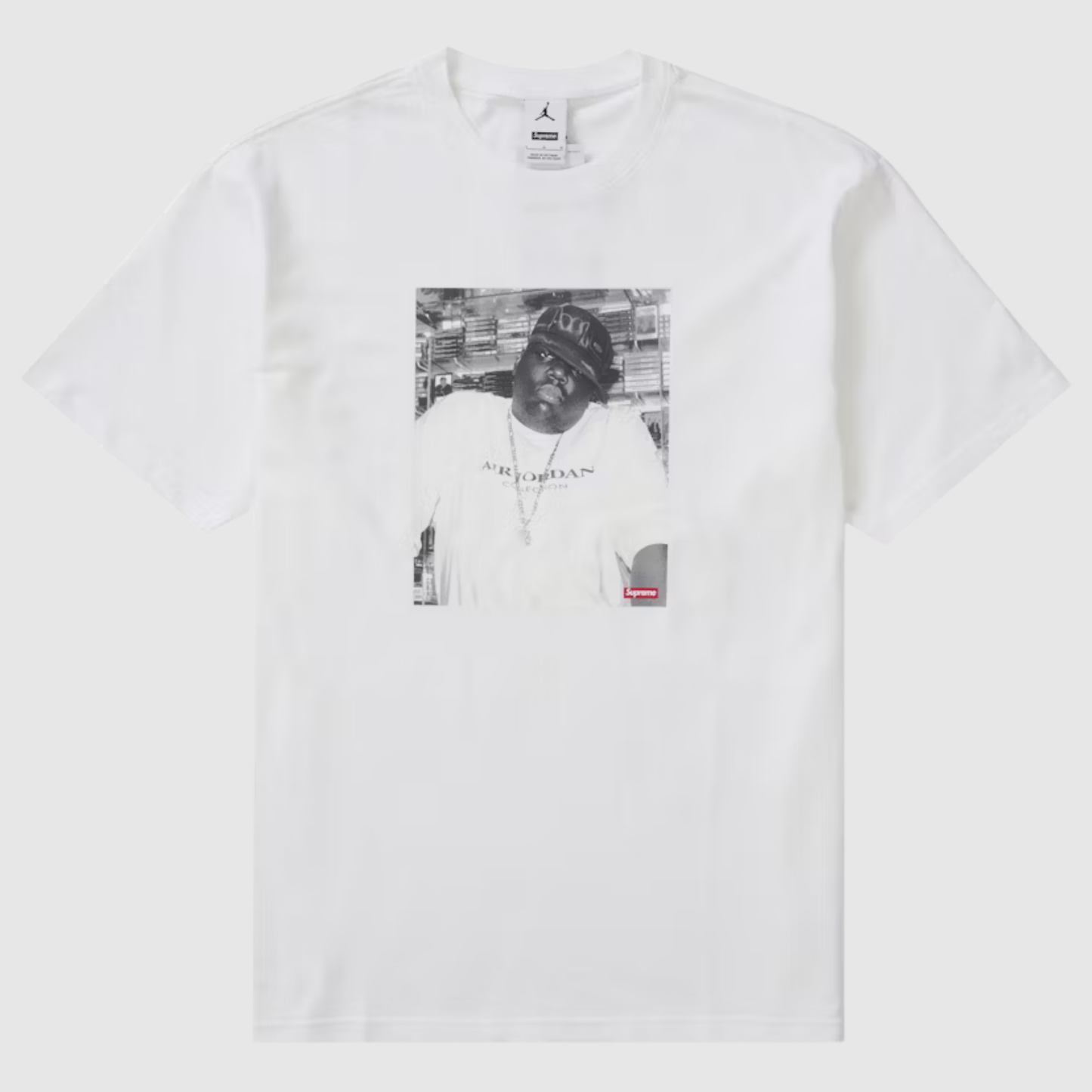 Supreme Jordan Biggie S/S Top White
