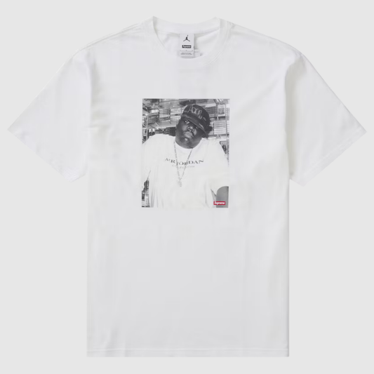 Supreme Jordan Biggie S/S Top White