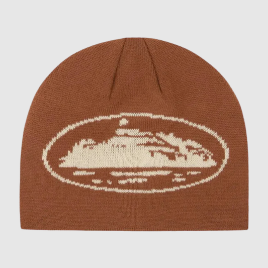 Corteiz Alcatraz Skully Brown