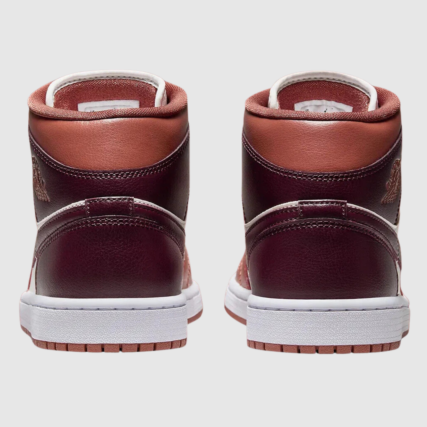 Jordan 1 Mid Dusty Peach Night Maroon
