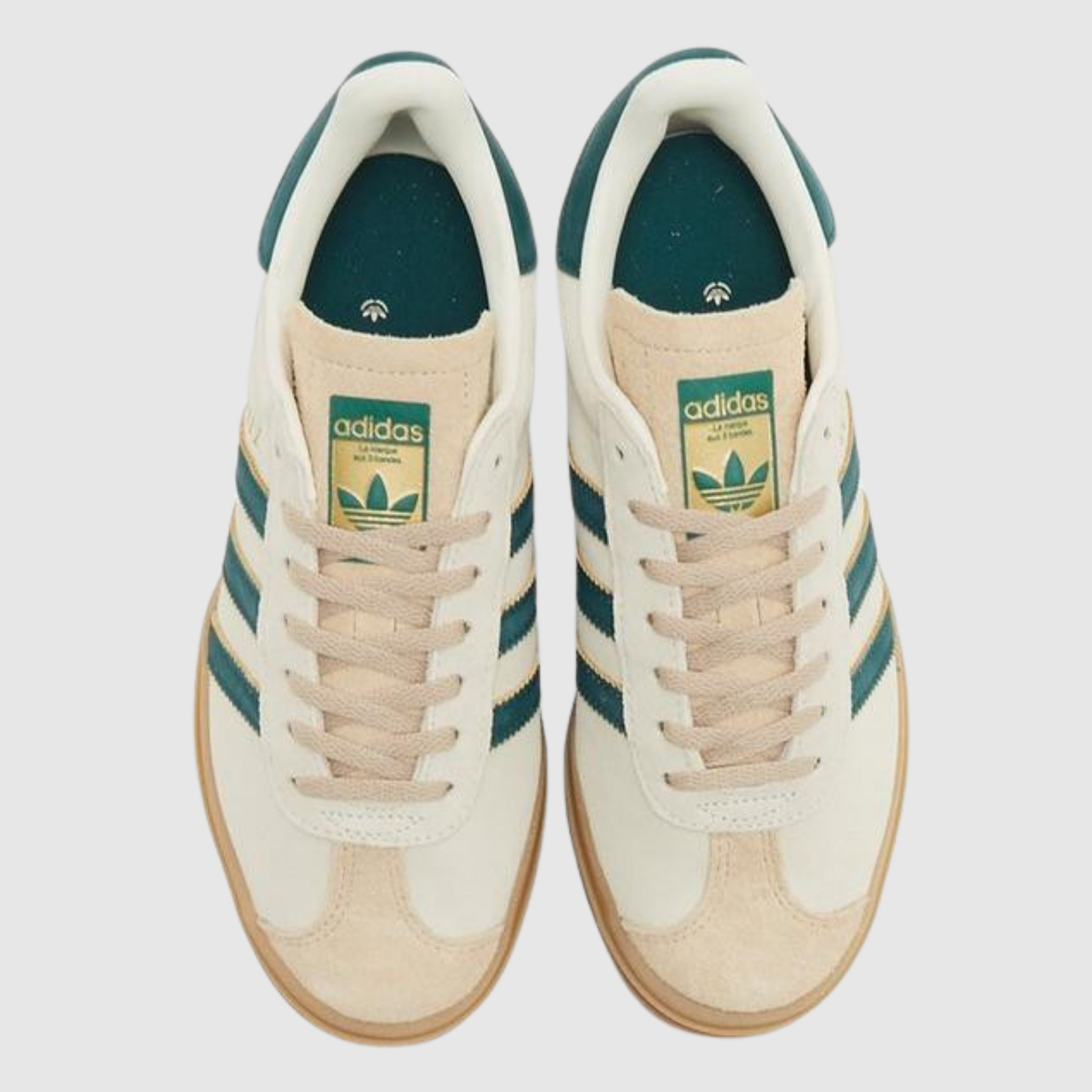 adidas Gazelle Bold Magic Beige Collegiate Green