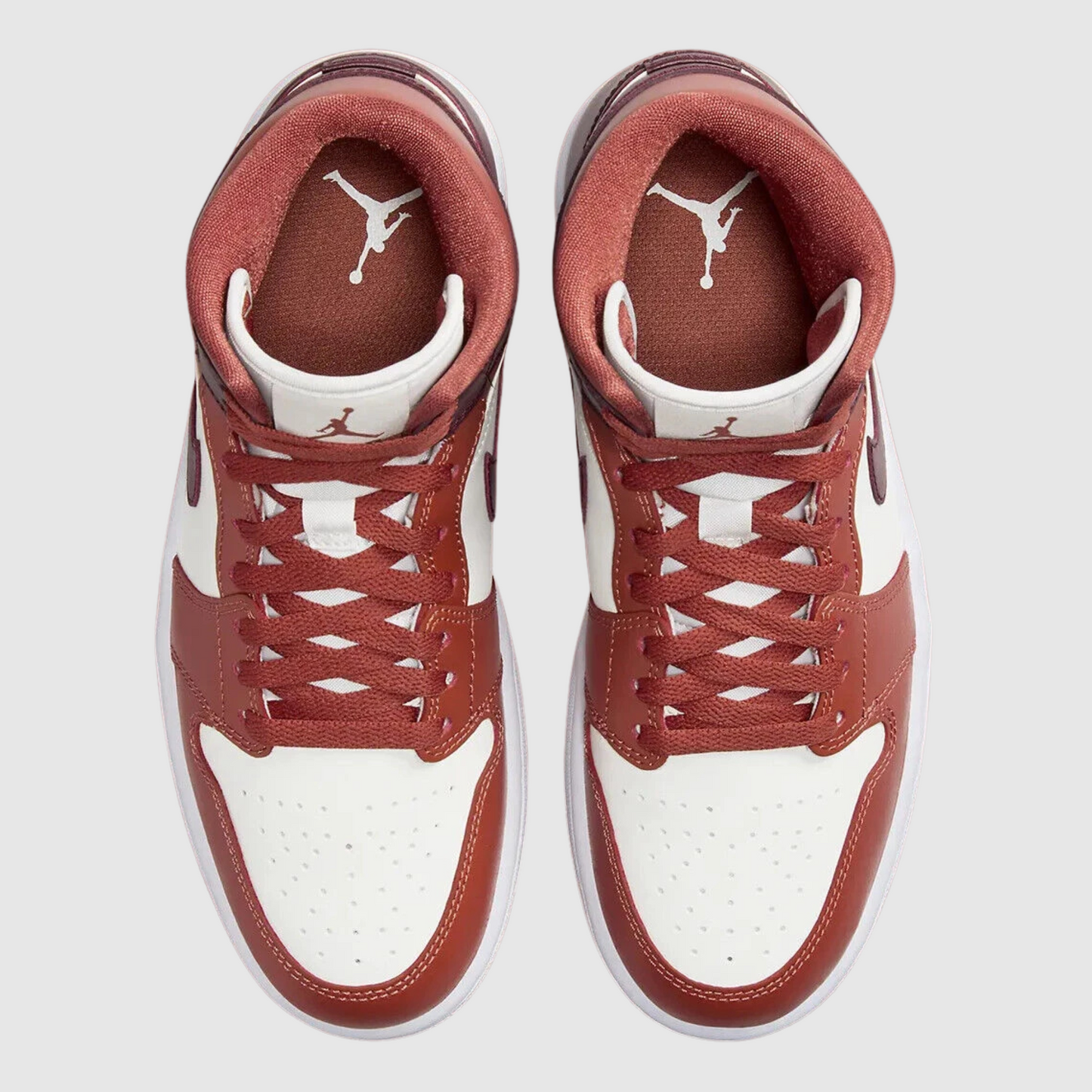 Jordan 1 Mid Dusty Peach Night Maroon