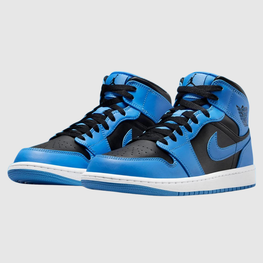 Jordan 1 Mid University Blue Black