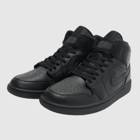 Jordan 1 Mid Triple Black