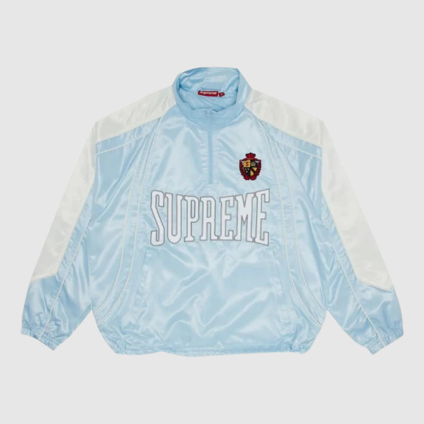 Supreme Satin Piping Pullover Light Blue