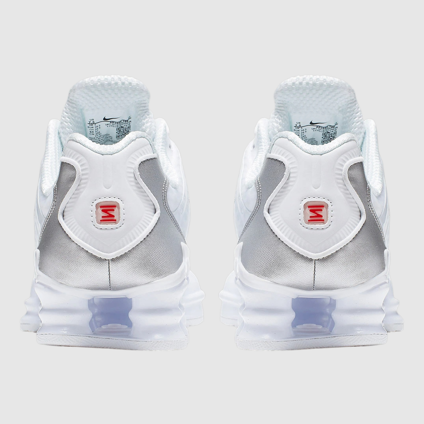 Nike Shox TL White Metallic Silver Max Orange