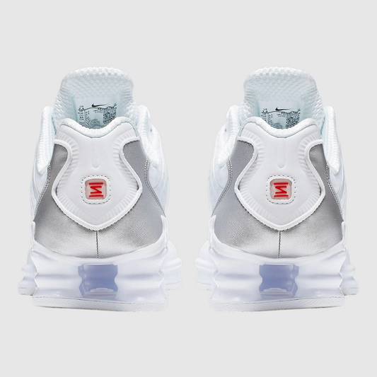 Nike Shox TL White Metallic Silver Max Orange