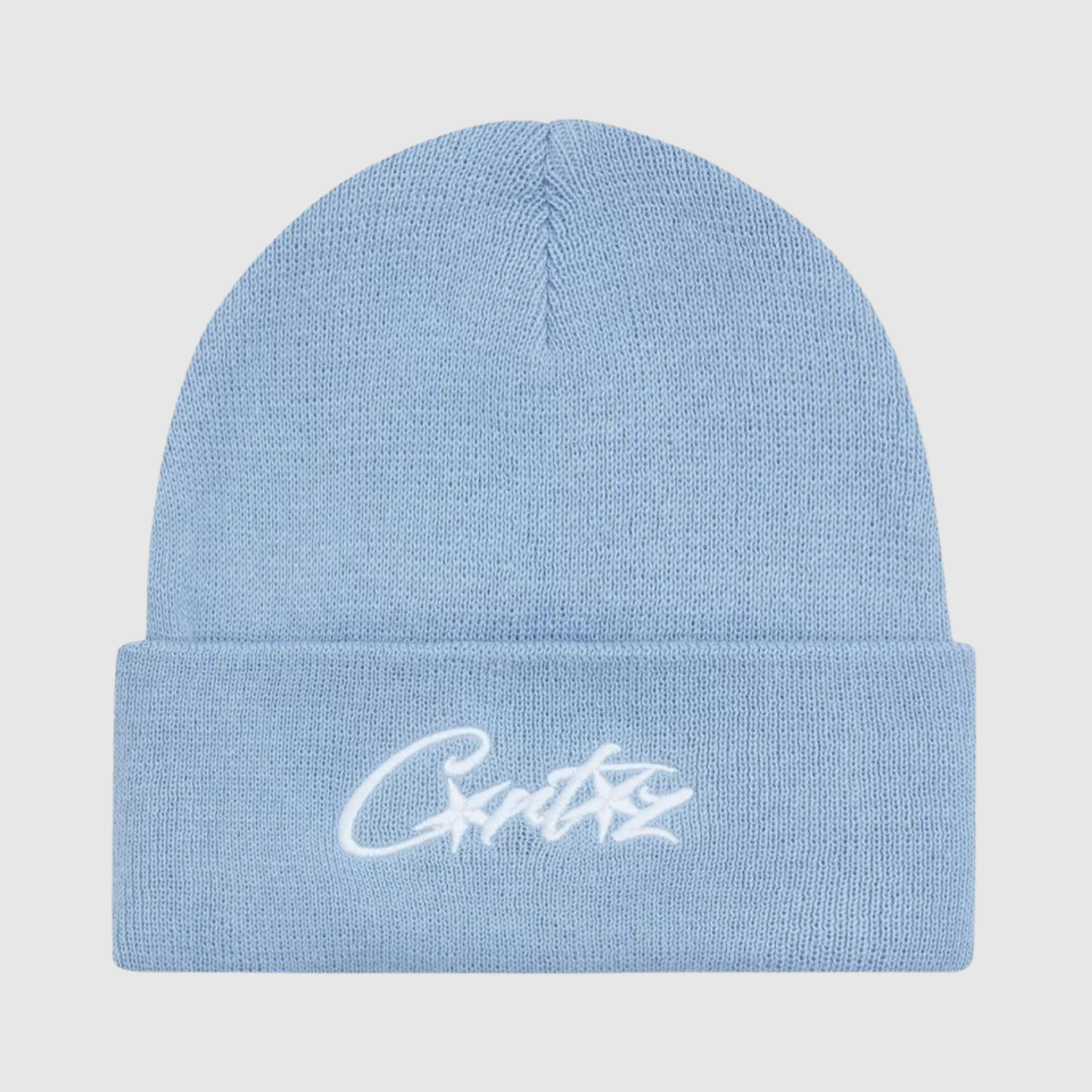 Corteiz Allstarz Folded Beanie Baby Blue
