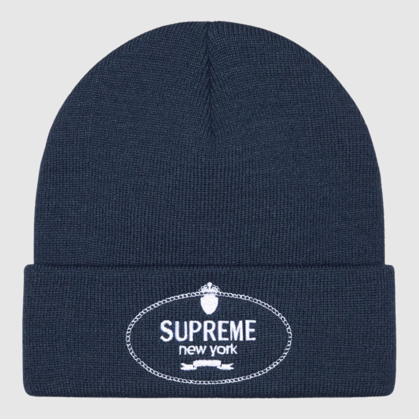 Supreme Crest Beanie Navy